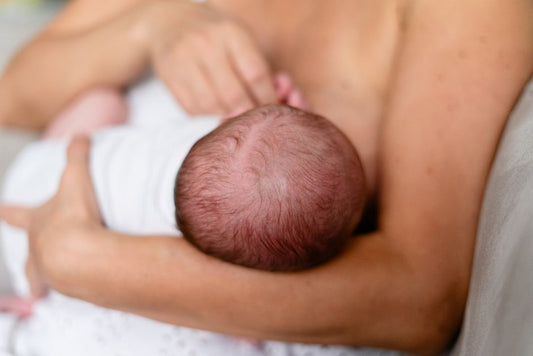 Maman allaite son nouveau-né